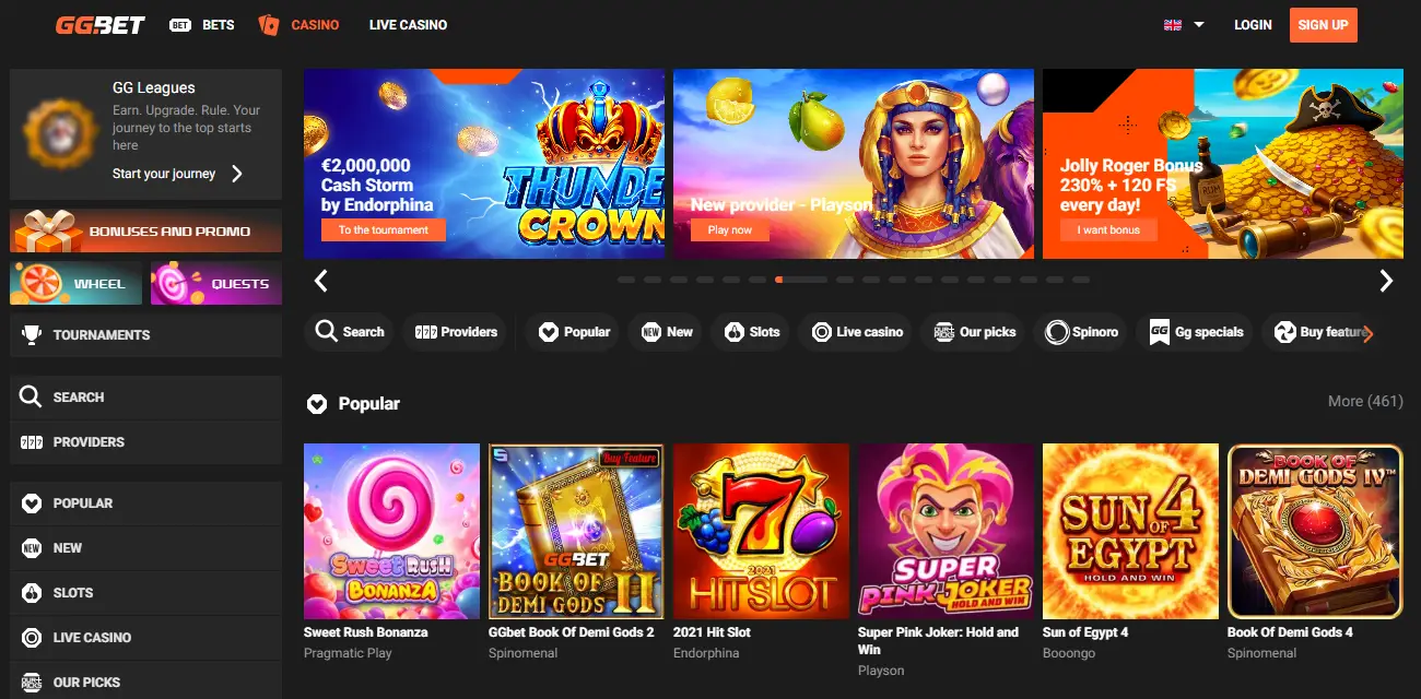 Legjobb Online Casino - GGBet